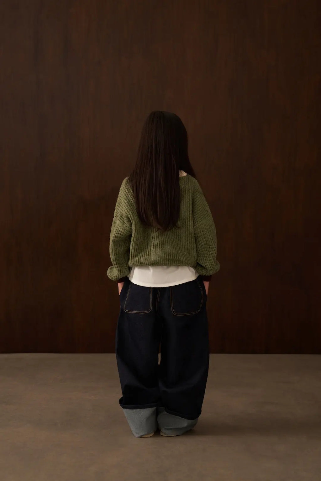 Pull en maille texturée | Vert