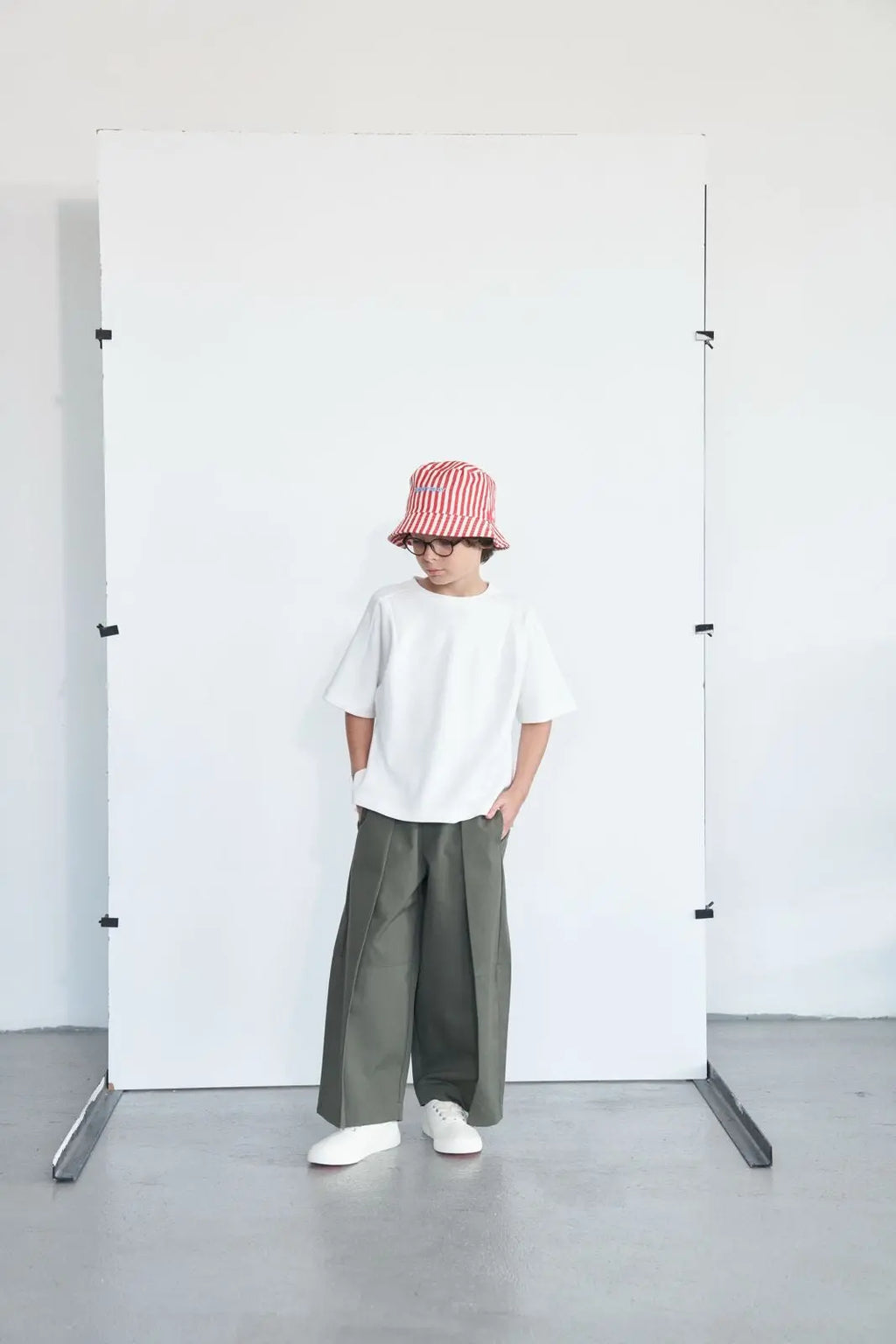 Pantalon ample | Kaki