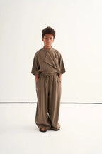 Ensemble croisé | Kaki beige