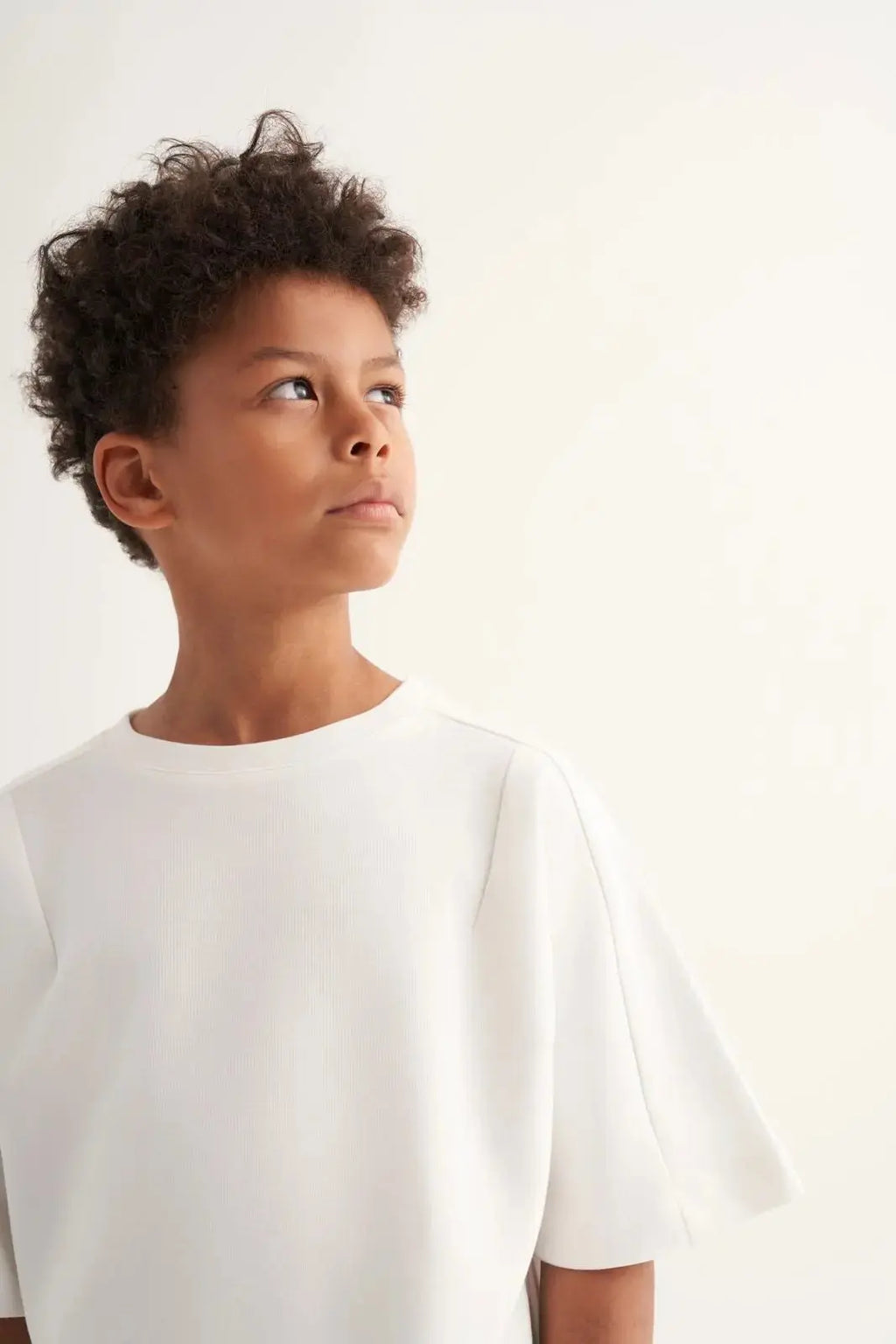 T-shirt structuré | Blanc écru