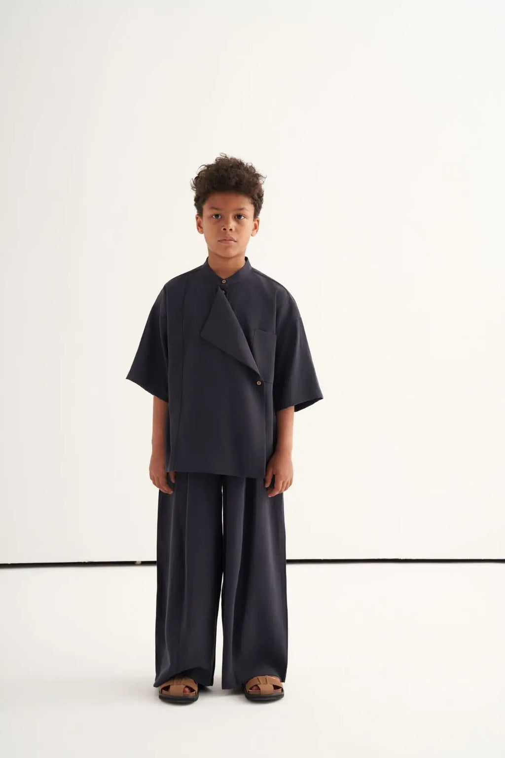 Ensemble croisé | Bleu profond