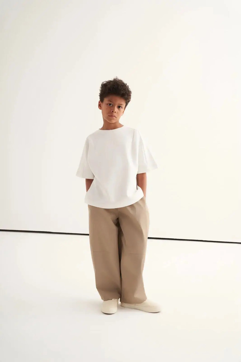 T-shirt structuré | Blanc écru
