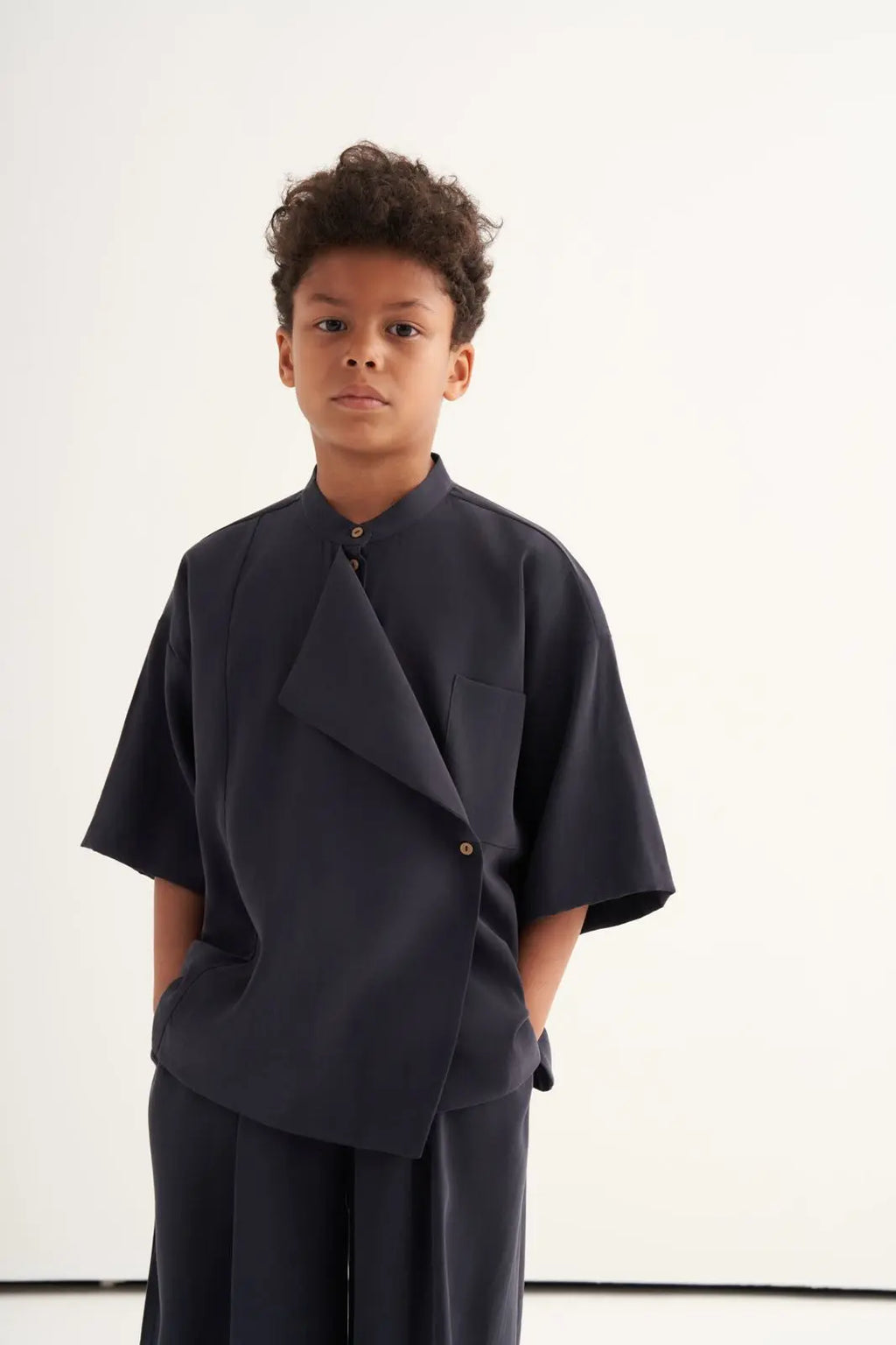 Ensemble croisé | Bleu profond
