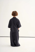 Ensemble croisé | Bleu profond
