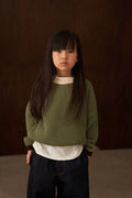 Pull en maille texturée | Vert