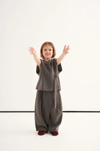 Ensemble ceinturé | Gris