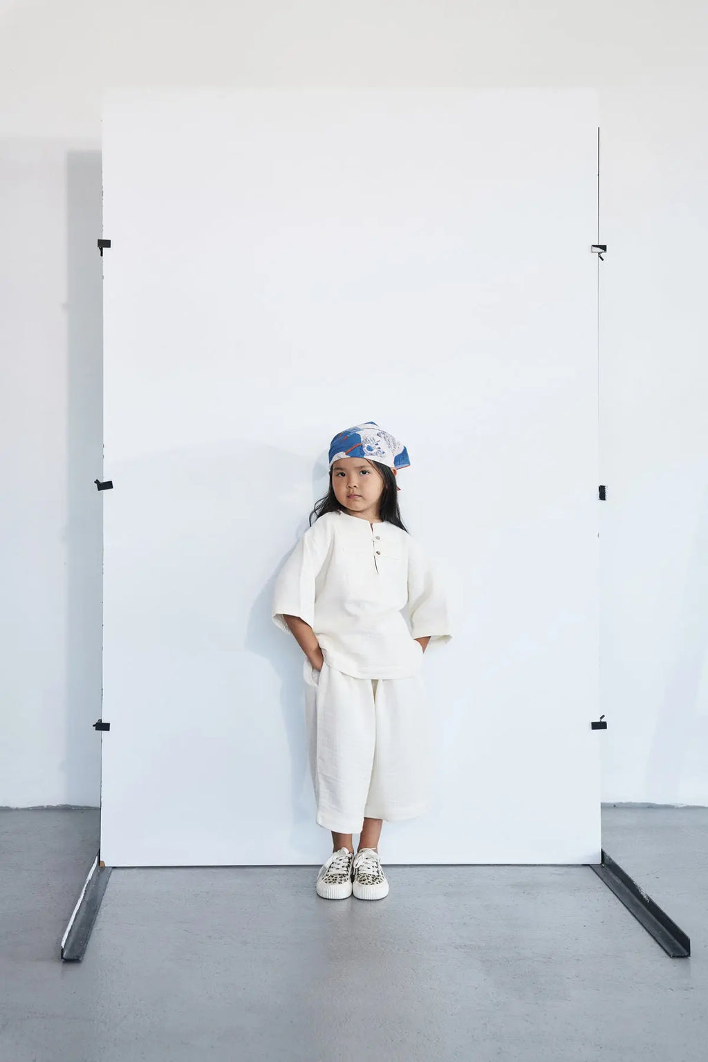 Ensemble oversize en gaze de coton | Écru