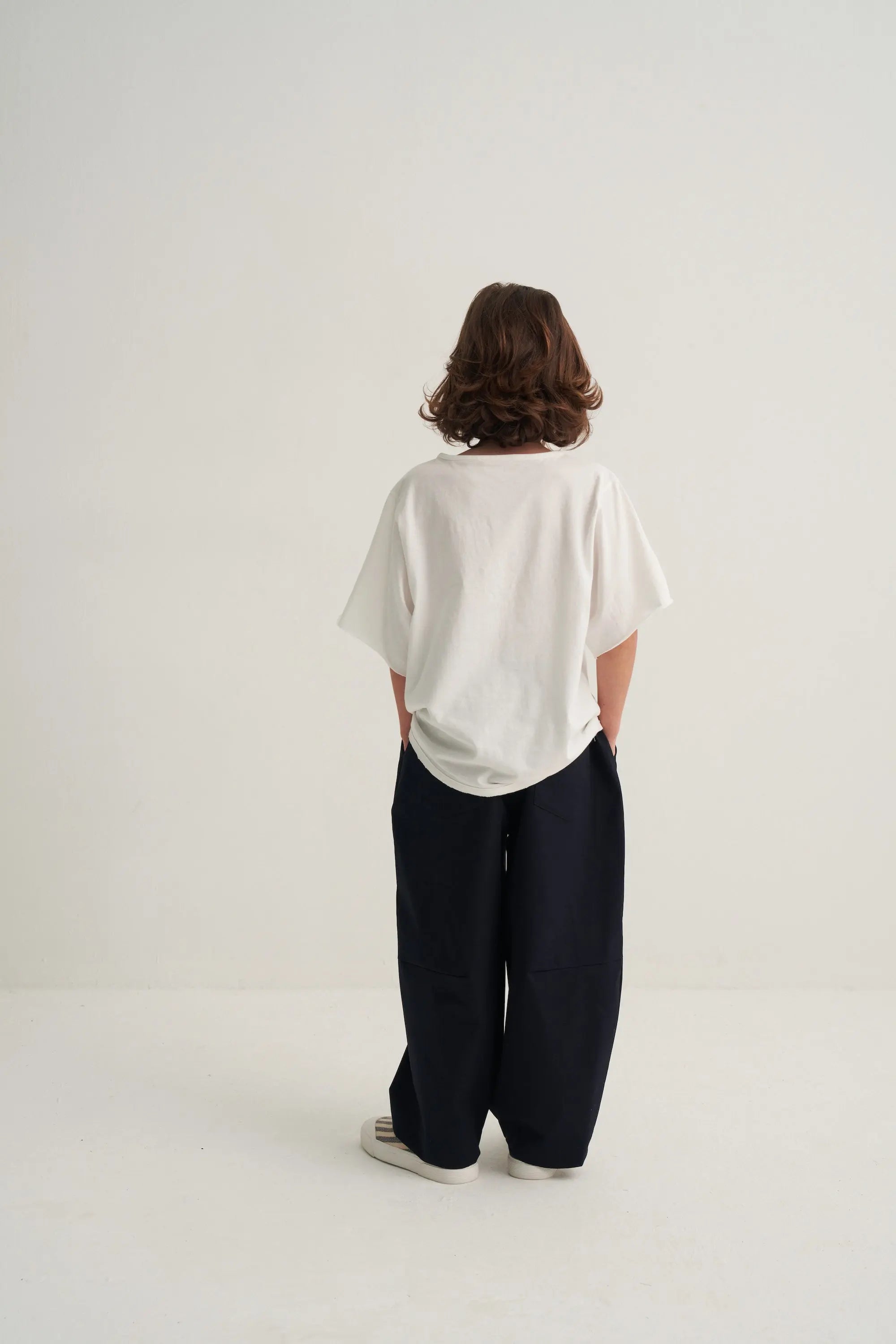 Pantalon à pince simple - Bleu nuit MINILUCA