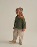 Textured Knit Sweater - Green MINILUCA