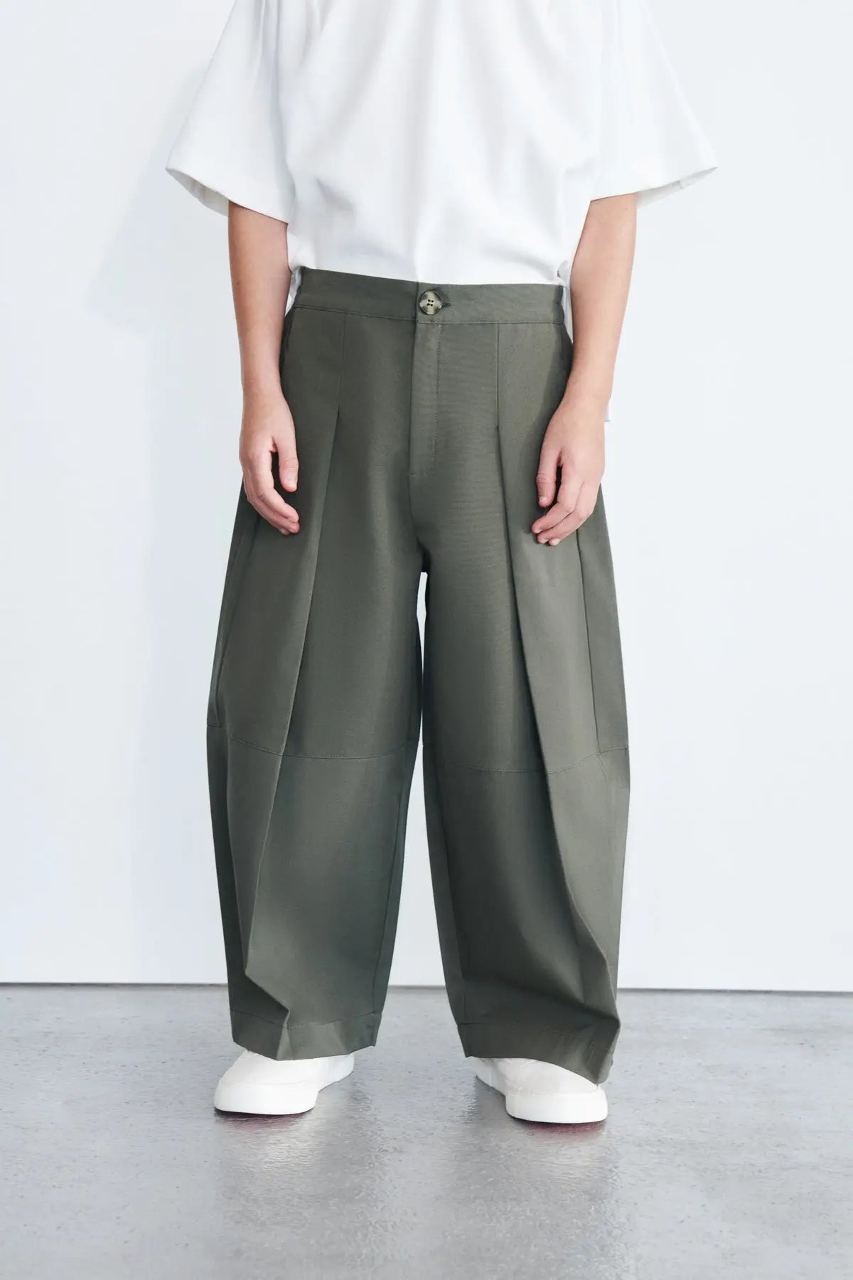 Pantalon ample | Kaki
