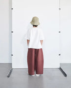 Pantalon ample | Bordeaux