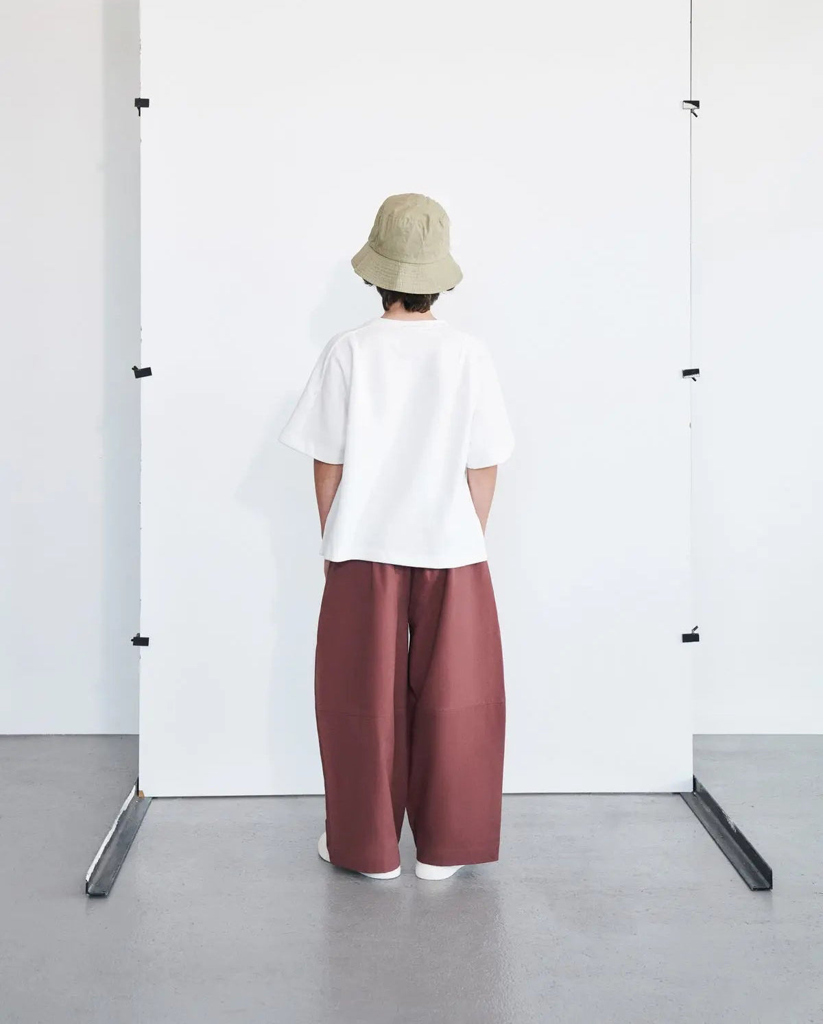 Pantalon ample | Bordeaux