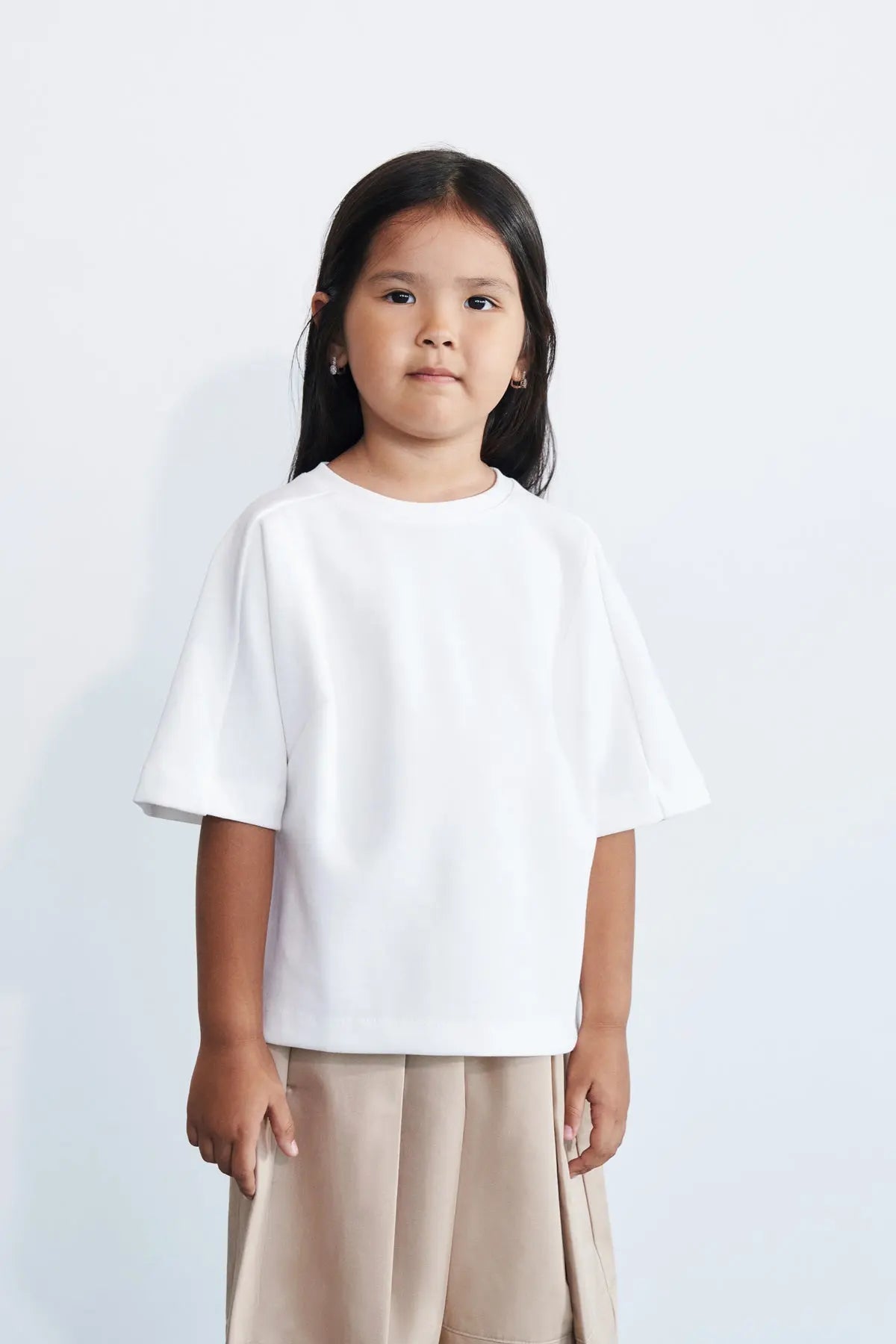 T-shirt structuré | Blanc écru