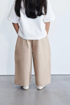 Pantalon ample | Beige