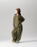 Ensemble sweat et pantalon - Kaki MINILUCA