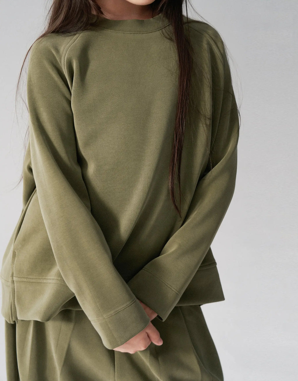 Ensemble sweat et pantalon - Kaki MINILUCA
