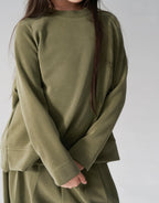 Ensemble sweat et pantalon - Kaki MINILUCA