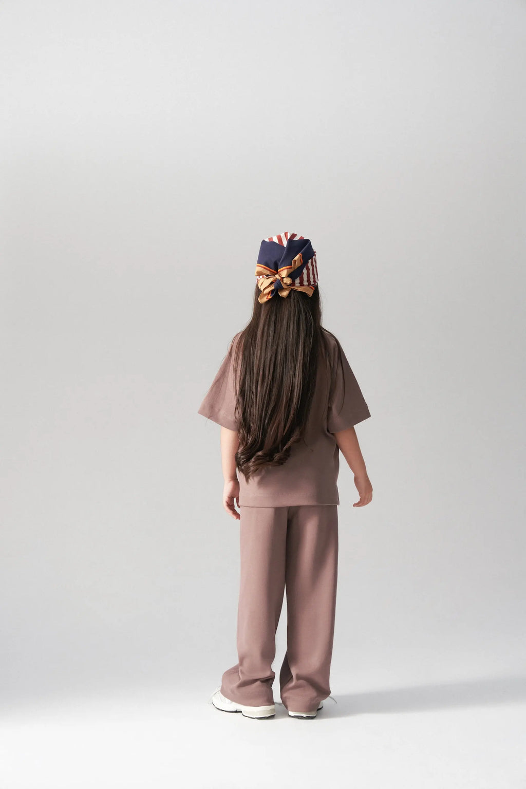 Ensemble t-shirt et pantalon en coton - Taupe MINILUCA