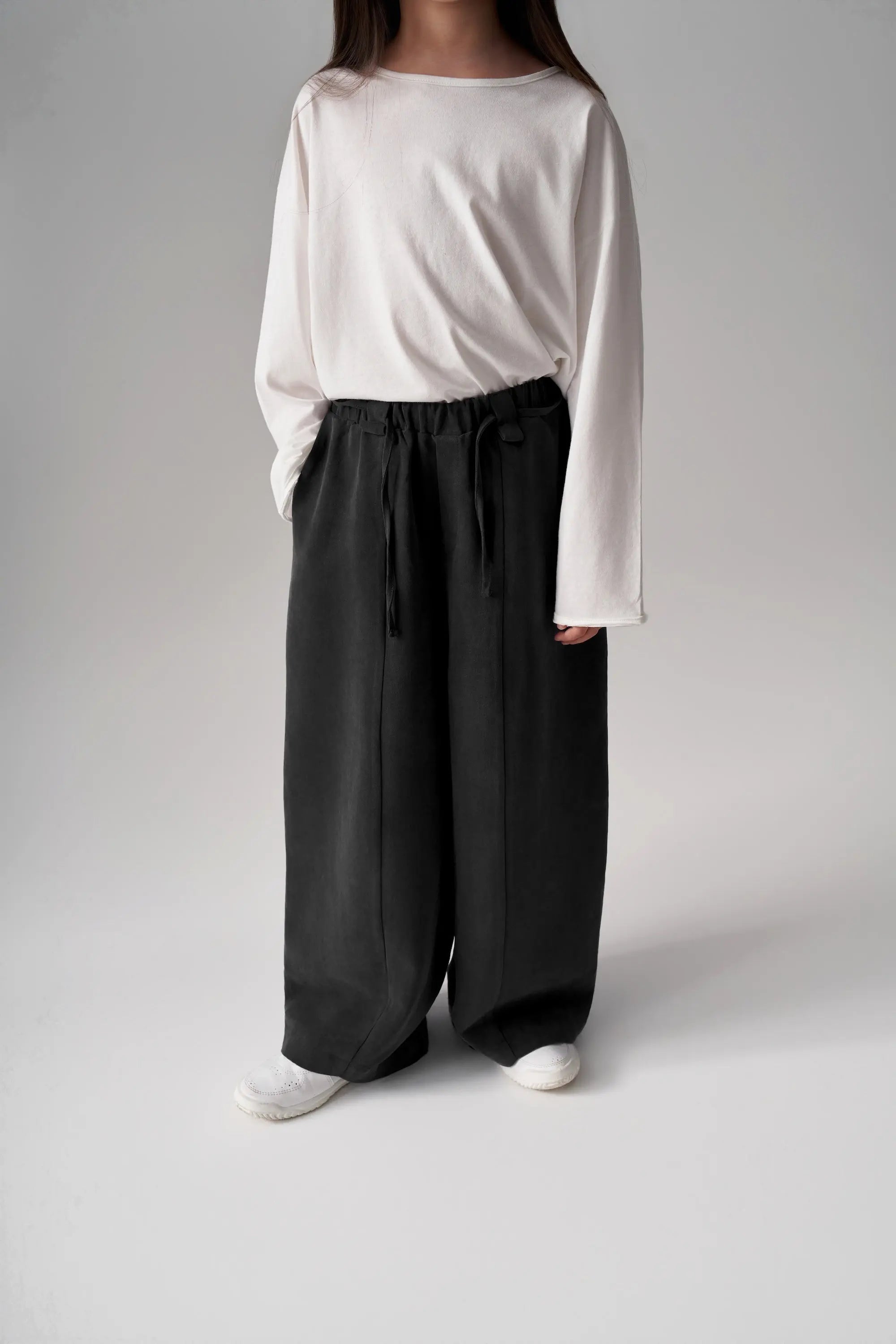 Pantalon en modal - Bleu nuit MINILUCA