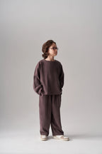 Ensemble pull et pantalon en modal - Prune MINILUCA