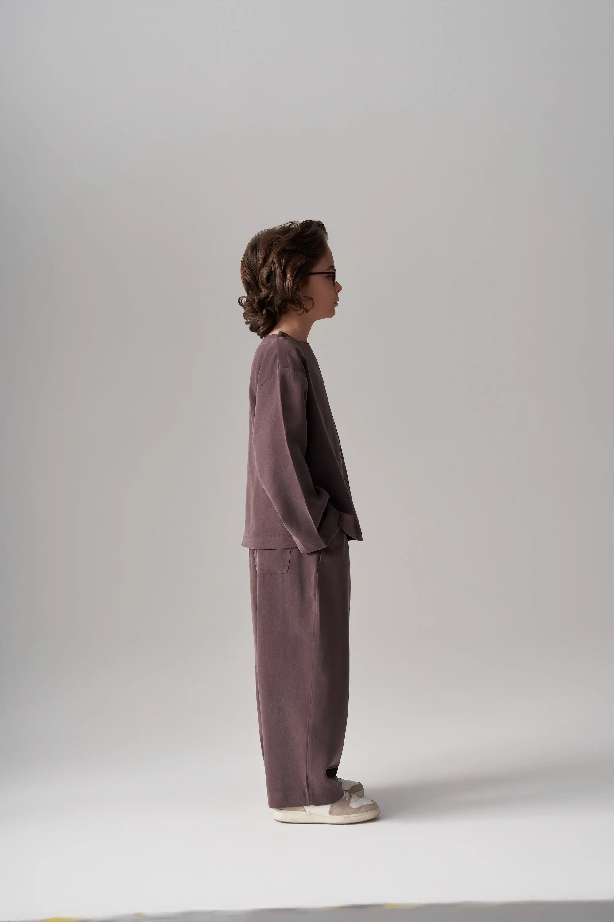 Ensemble pull et pantalon en modal - Prune MINILUCA