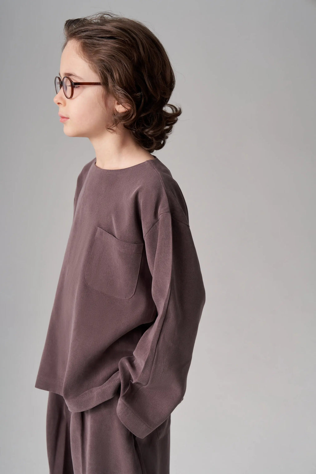 Ensemble pull et pantalon en modal - Prune MINILUCA