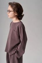 Ensemble pull et pantalon en modal - Prune MINILUCA