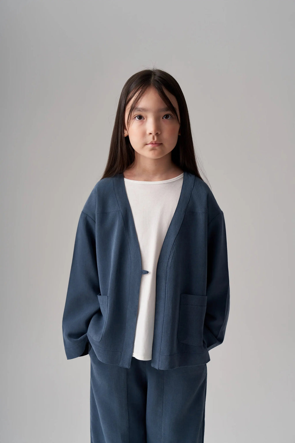 Ensemble gilet et pantalon en modal - Indigo MINILUCA