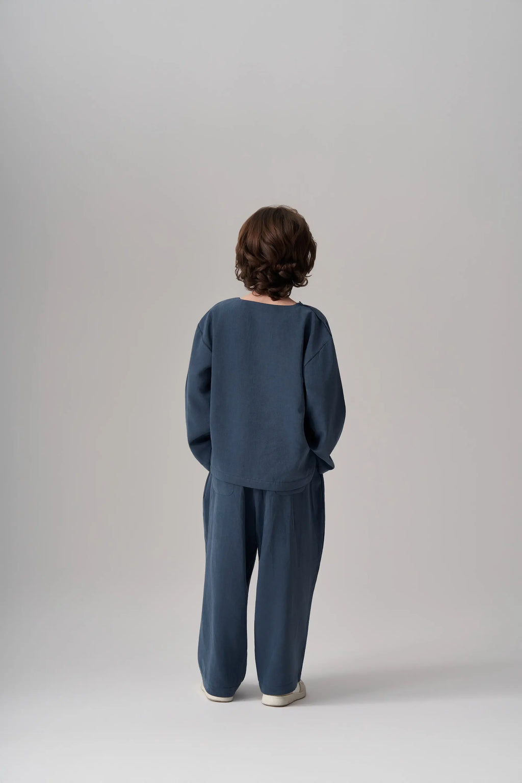 Ensemble pull et pantalon en modal - Indigo MINILUCA
