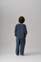 Ensemble pull et pantalon en modal - Indigo MINILUCA