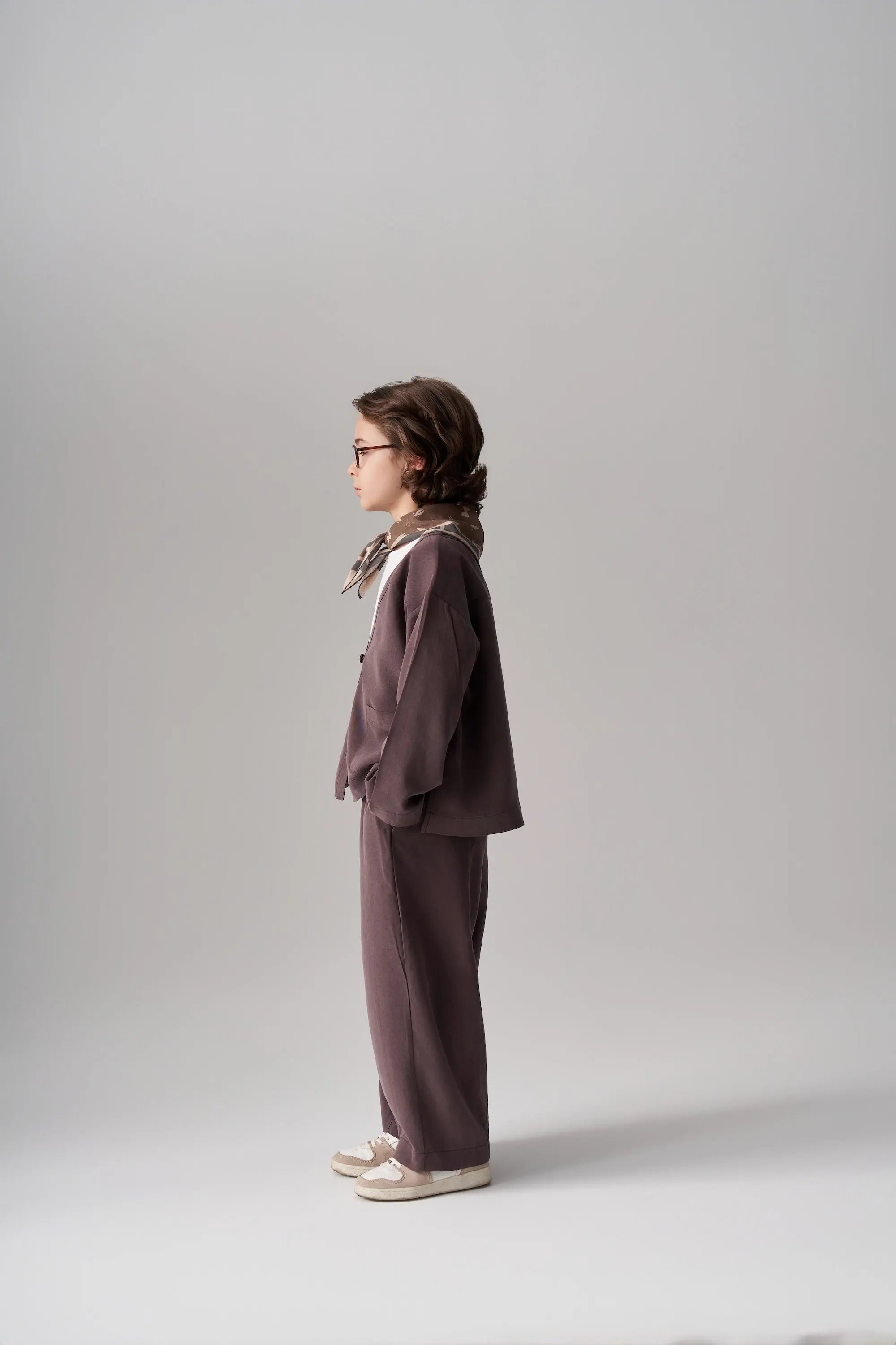 Ensemble gilet et pantalon en modal - Prune MINILUCA