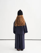 Ensemble veste zippée | Bleu fumé