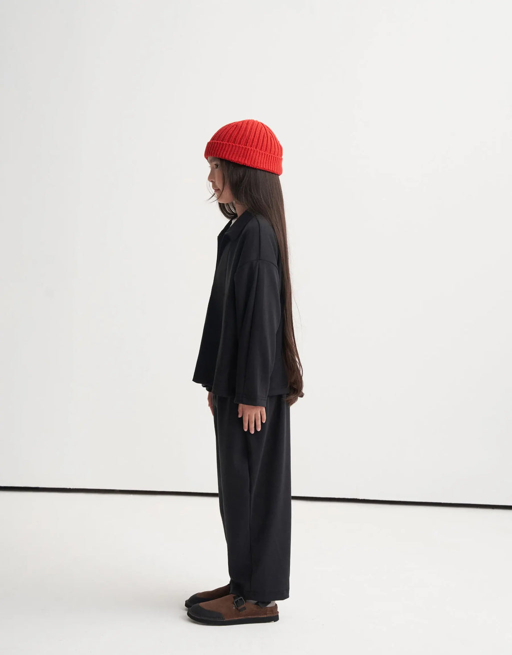Ensemble col ouvert | Noir