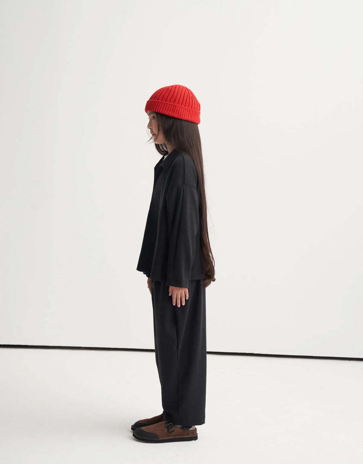 Ensemble col ouvert | Noir