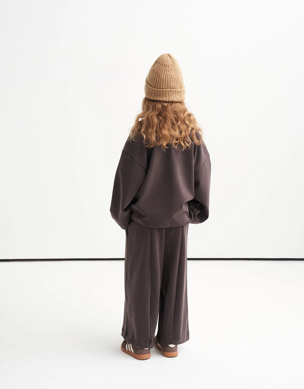 Ensemble veste zippée | Taupe