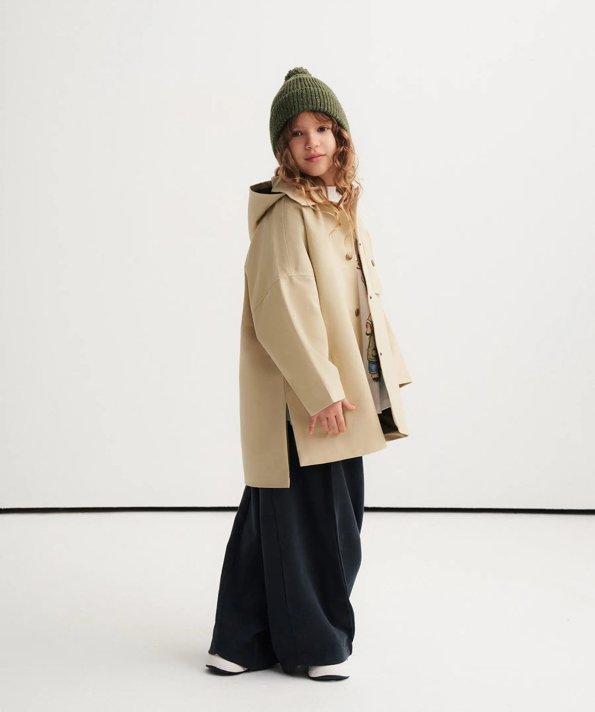 Trench à capuche | Beige