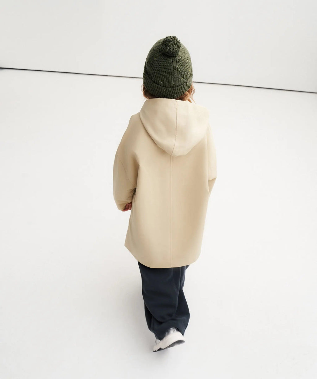 Hooded Trench Coat | Beige