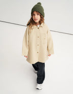 Hooded Trench Coat | Beige