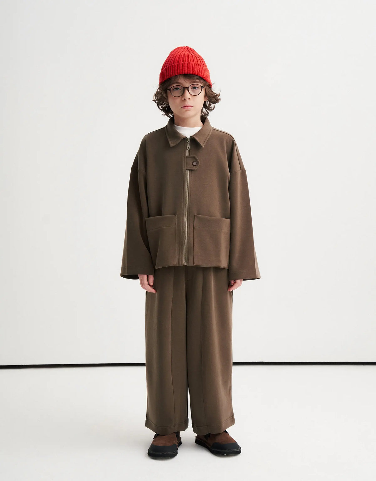 Ensemble veste zippée | Kaki