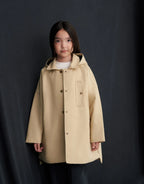 Hooded Trench Coat | Beige