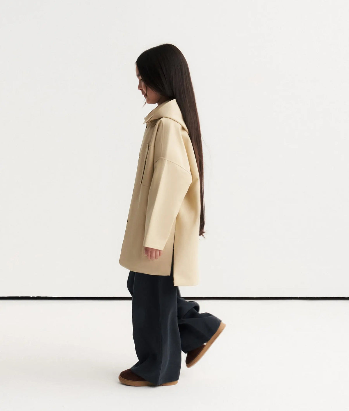 Hooded Trench Coat | Beige