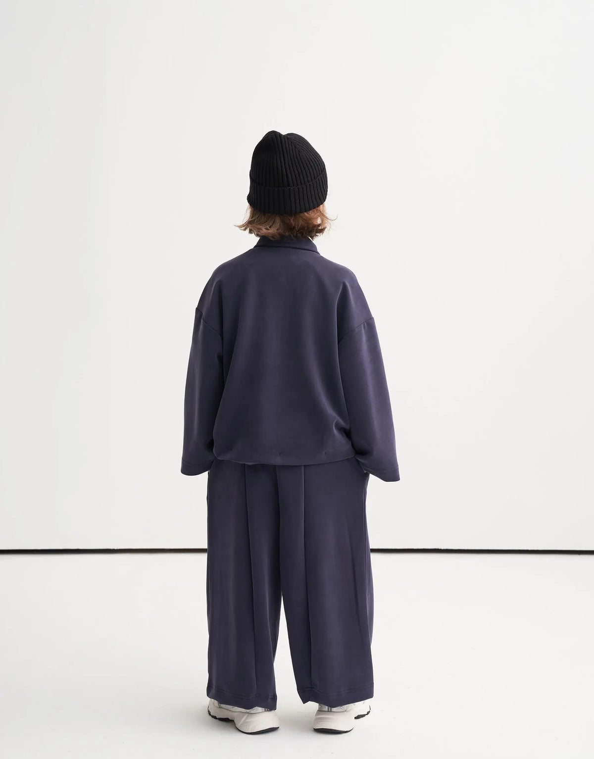 Ensemble veste zippée | Bleu fumé