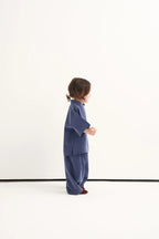Ensemble col à double boutons | Indigo