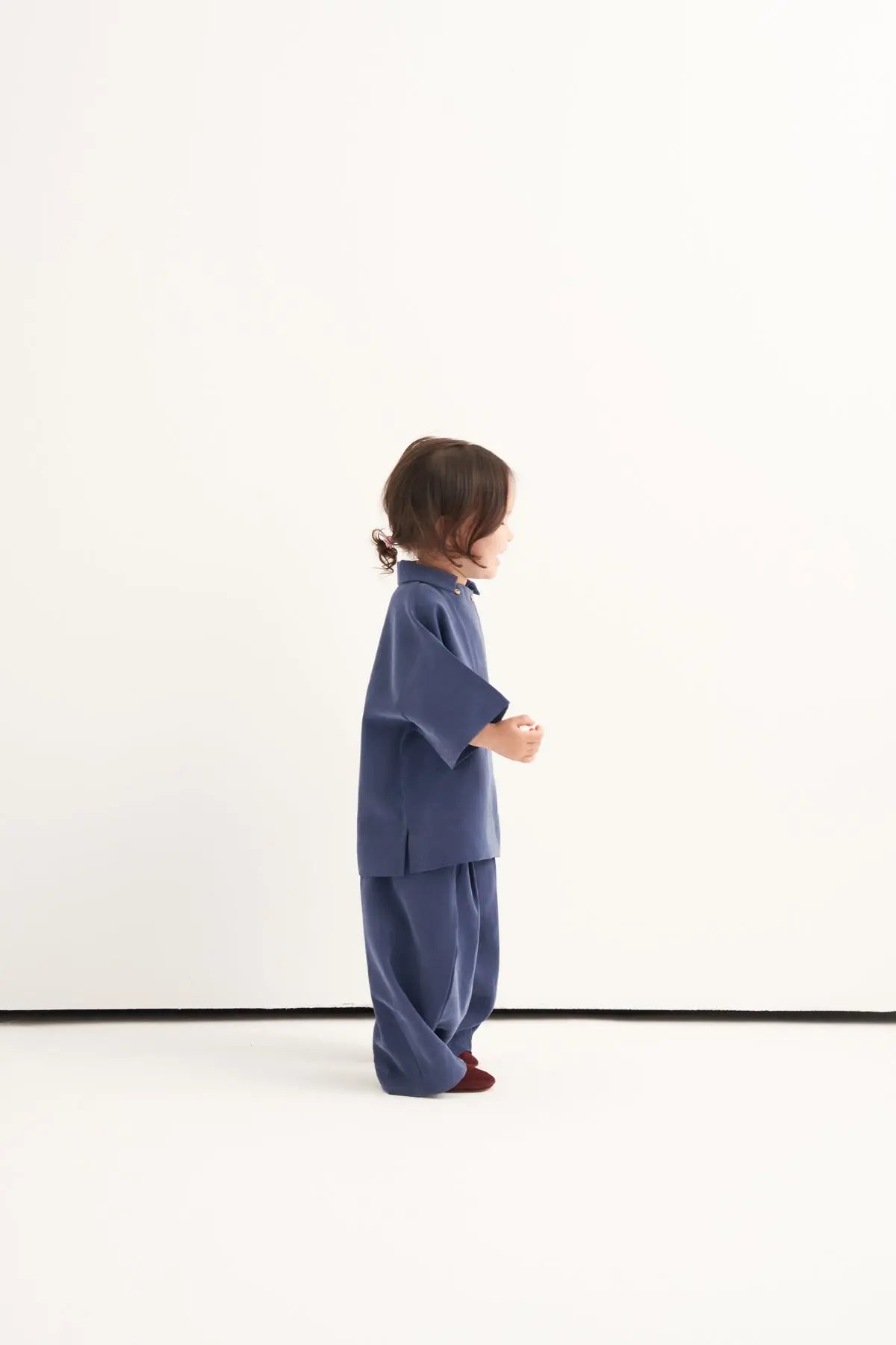 Ensemble col à double boutons | Indigo