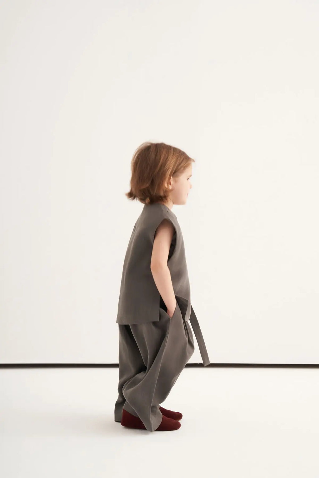 Ensemble ceinturé | Gris